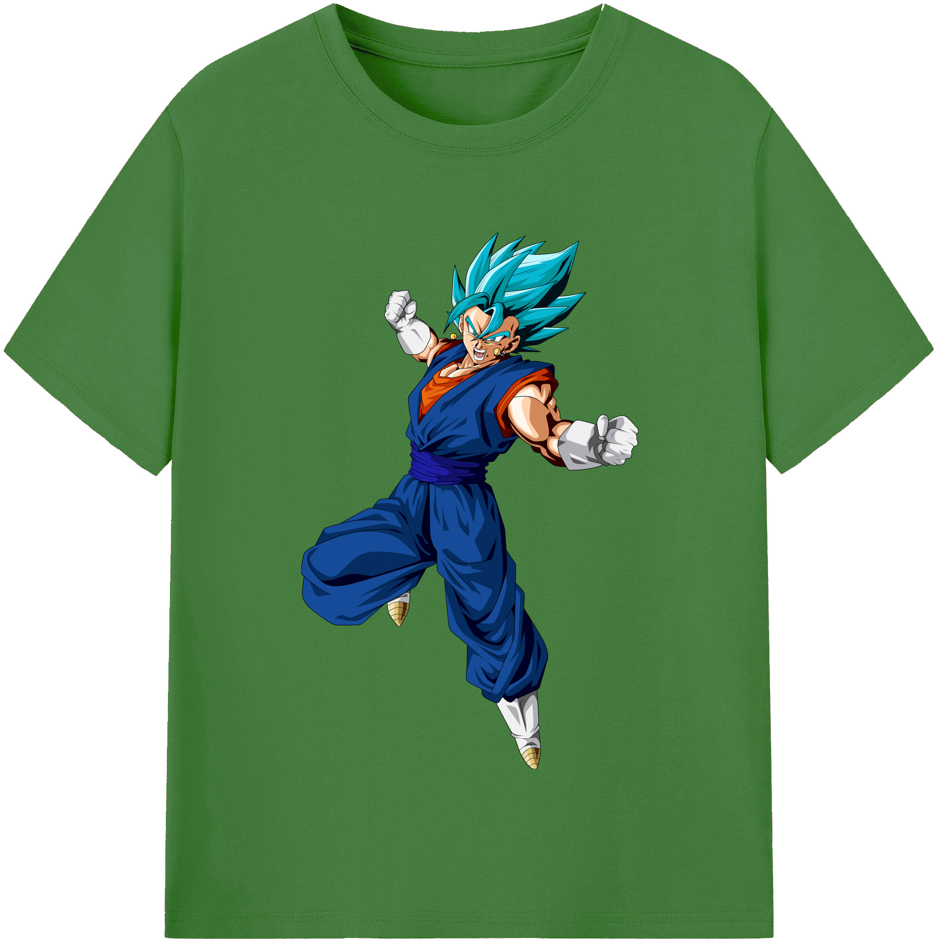 （画像用） ドラゴンボール ベジット DRAGON BALL Vegetto レディースカジュアルプリントTシャツ（綿100％）